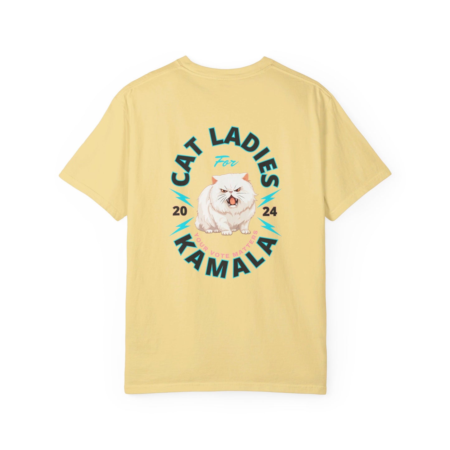 Cat Ladies for Kamala - Unisex Garment-Dyed T-Shirt