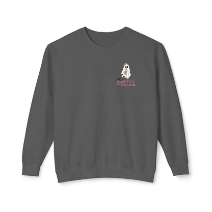 Haunt Mess - Cat Ghoul Lightweight Crewneck Sweatshirt