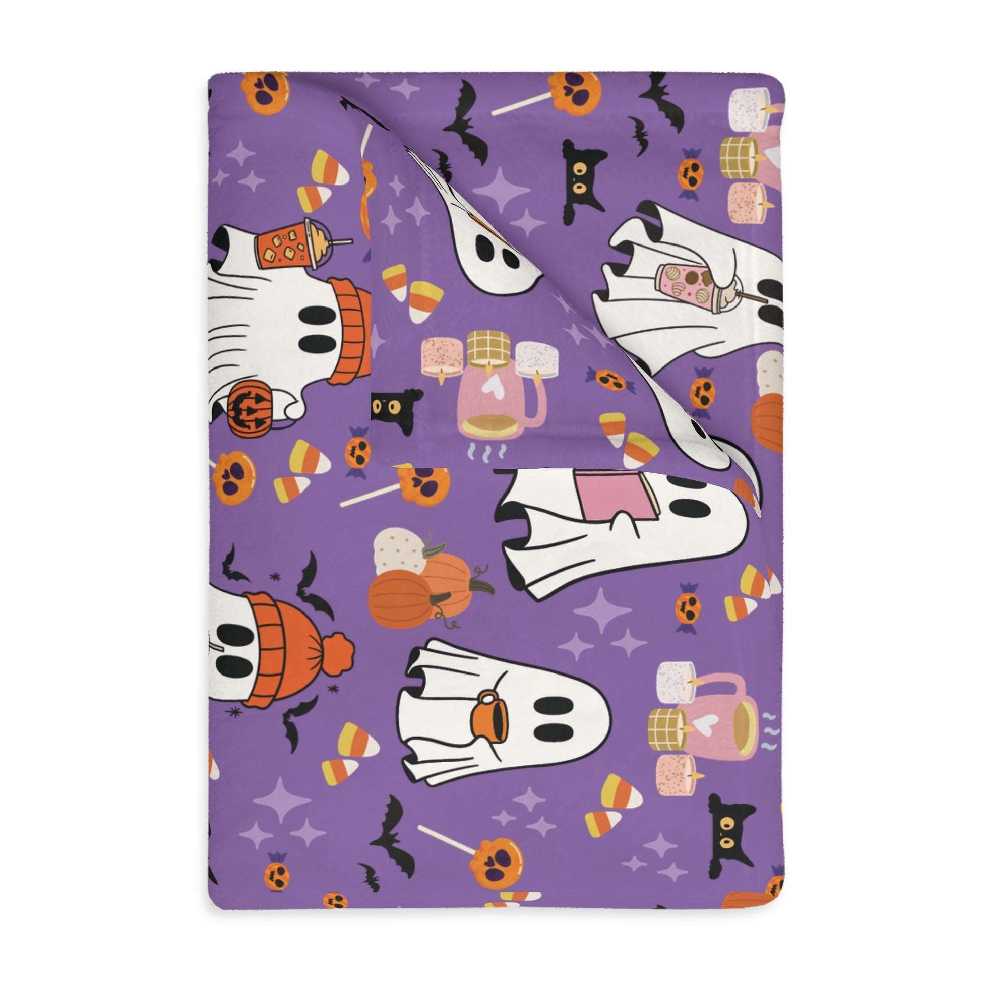 Haunt Mess Gouhls  - Velveteen Microfiber Blanket (Two-sided print)