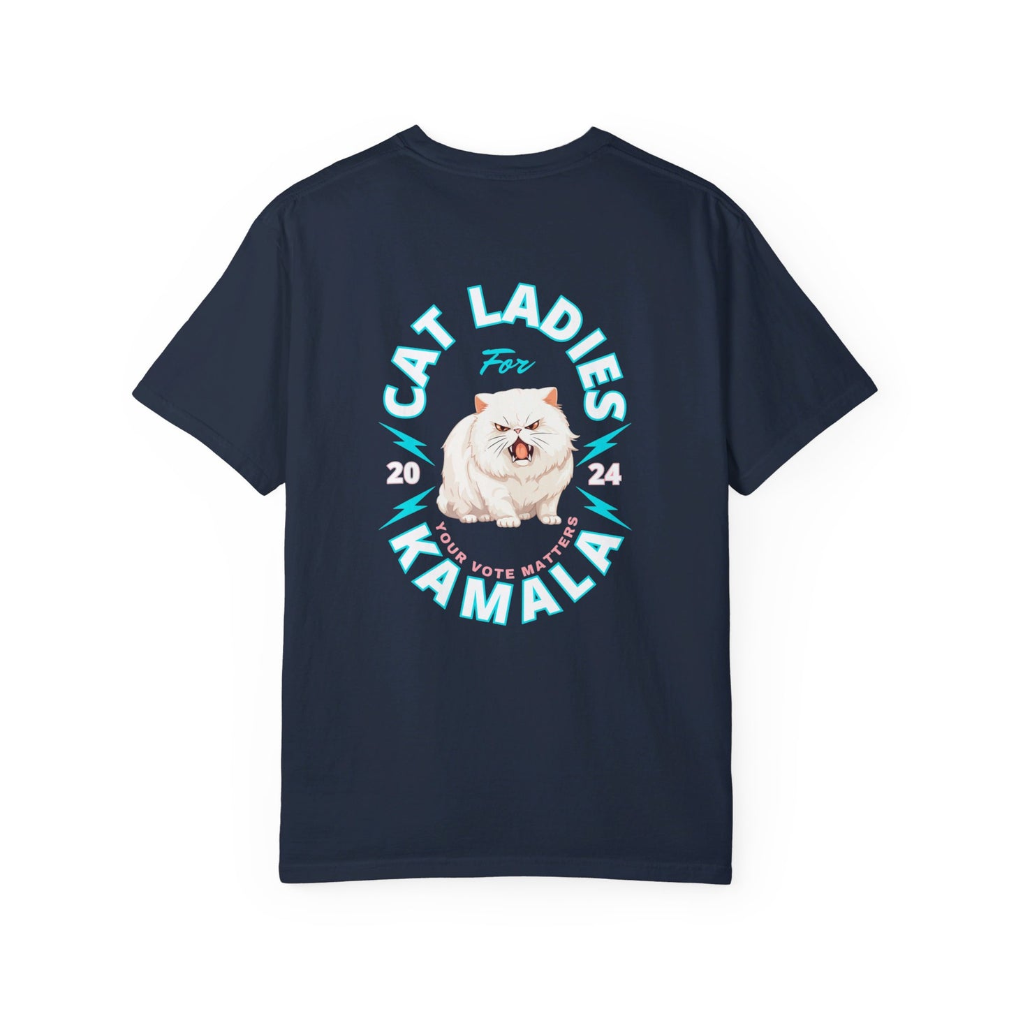 Cat Ladies for Kamala - Unisex Garment-Dyed T-Shirt