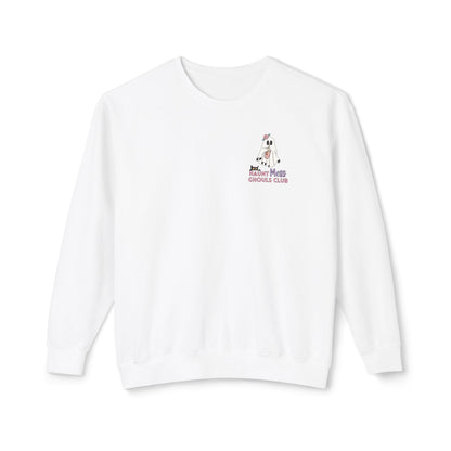 Haunt Mess - Cat Ghoul Lightweight Crewneck Sweatshirt