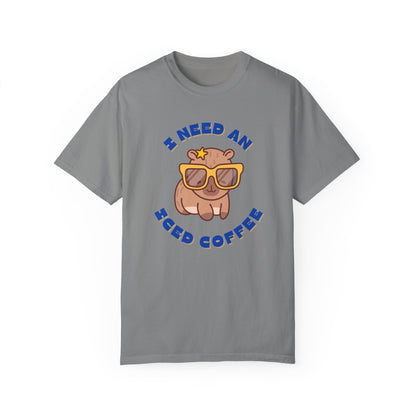 Sassy Cappy - I need an Iced Coffee - Unisex Garment-Dyed T-Shirt