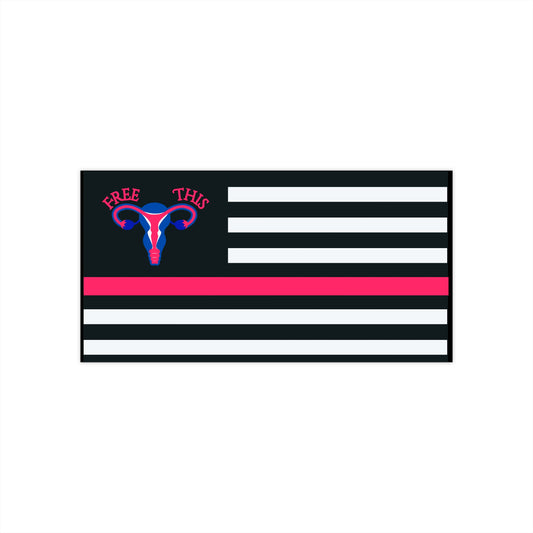 Thin Pink Line - Bumper Sticker