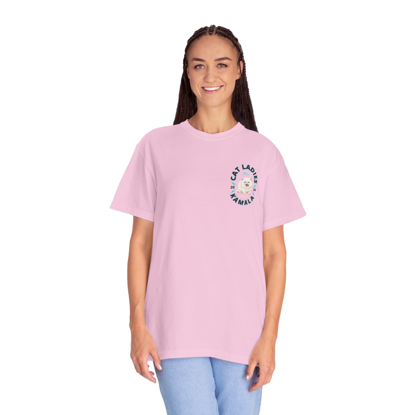 Cat Ladies for Kamala - Unisex Garment-Dyed T-Shirt