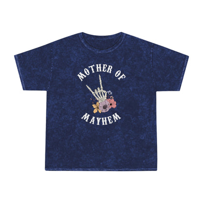 Mother of Mayhem Unisex Mineral Wash T-Shirt