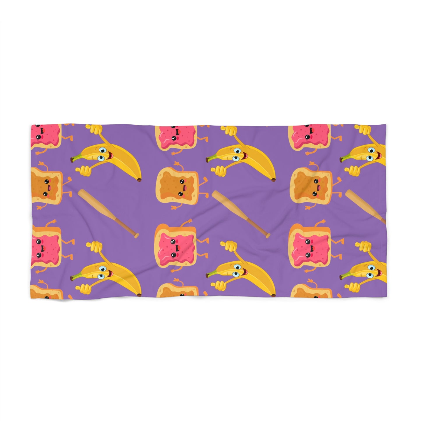 Peanut Butter Jelly Time - Beach Towel