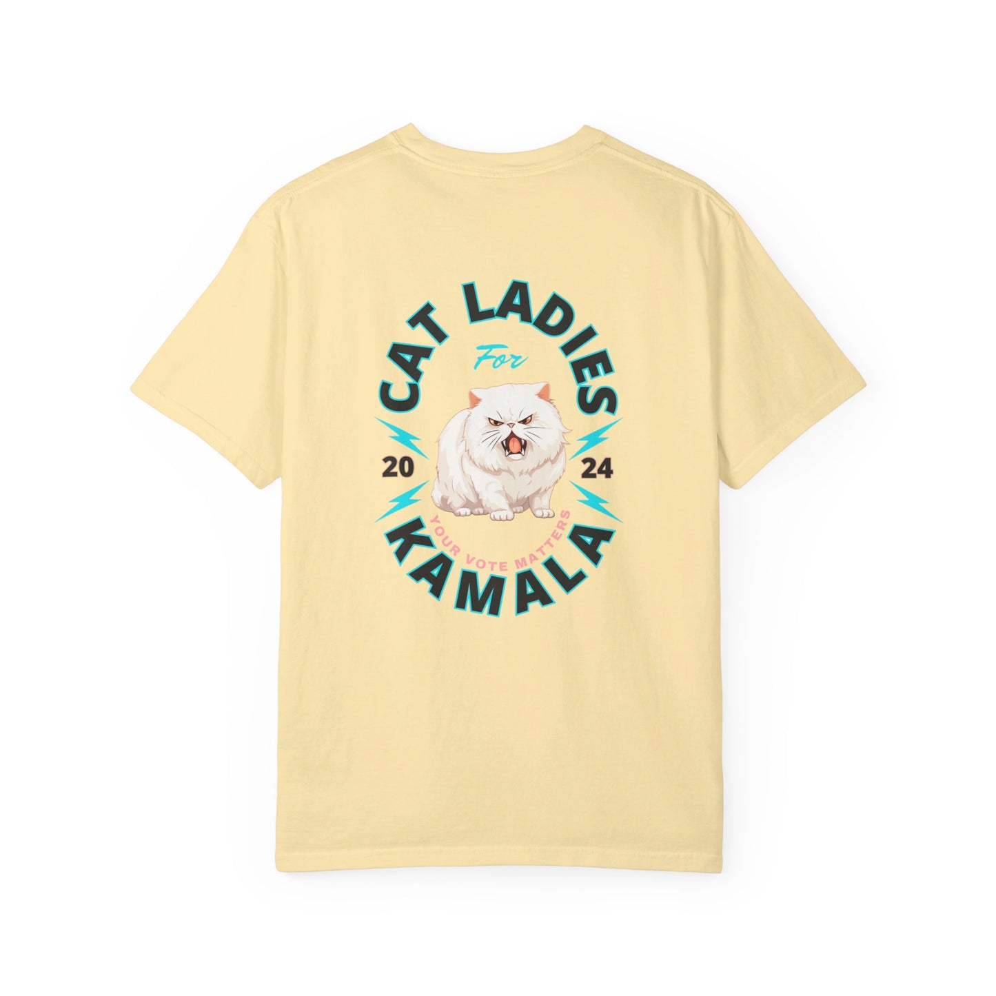 Cat Ladies for Kamala - Unisex Garment-Dyed T-Shirt