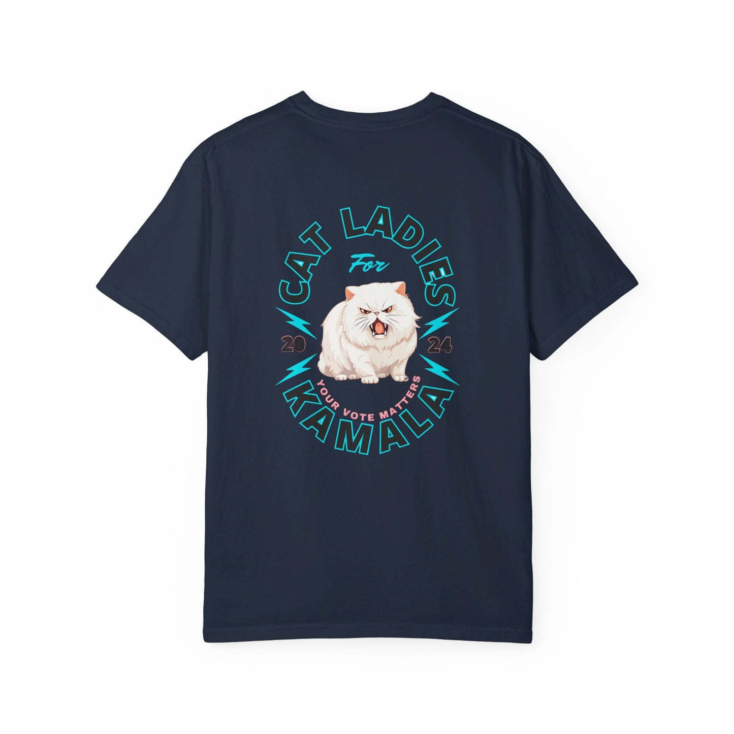 Cat Ladies for Kamala - Unisex Garment-Dyed T-Shirt