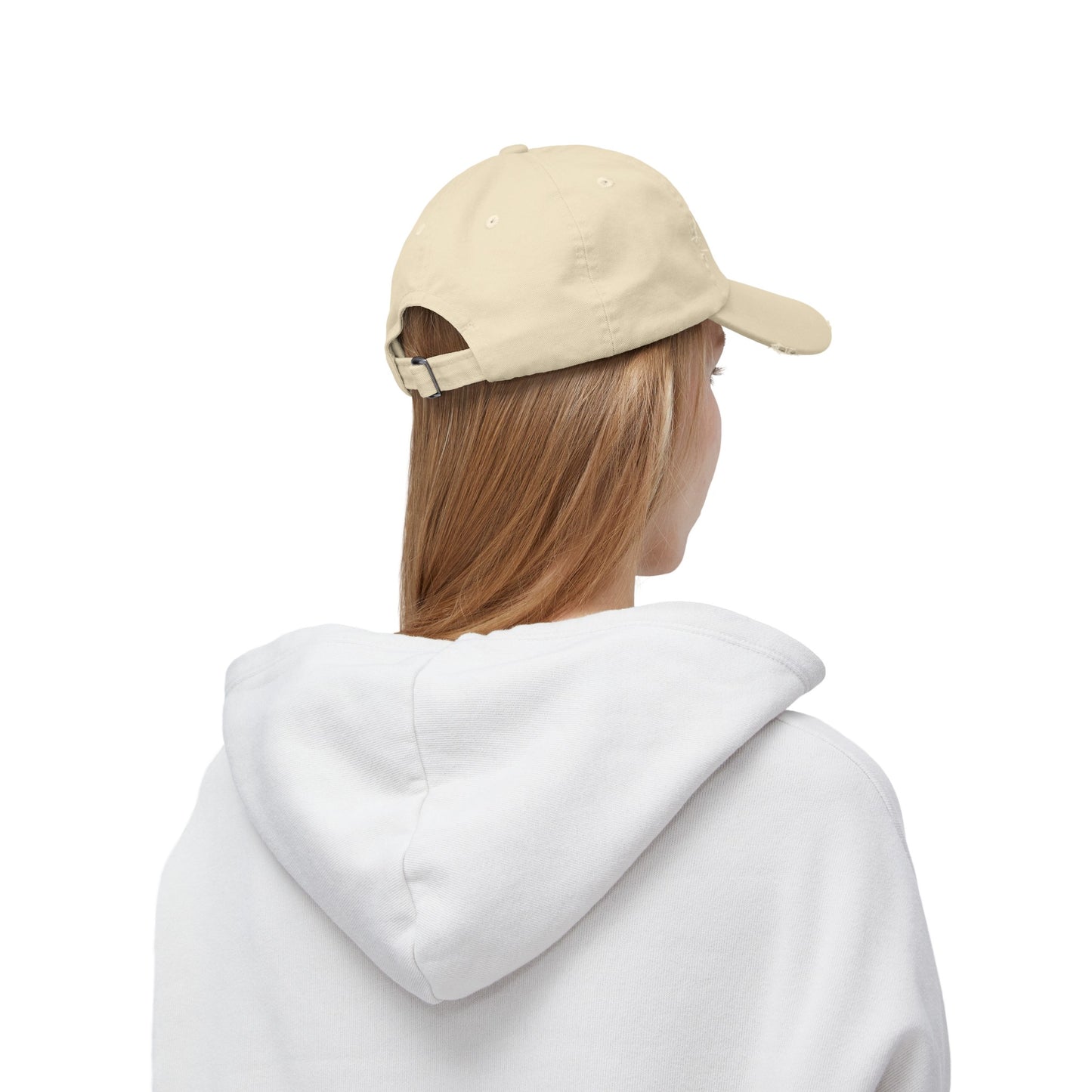 Oat Milk Girlie - Distressed Hat