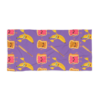 Peanut Butter Jelly Time - Beach Towel