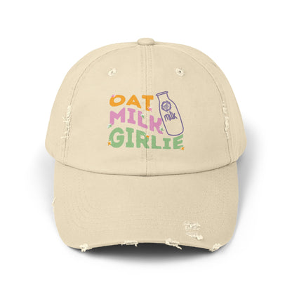 Oat Milk Girlie - Distressed Hat