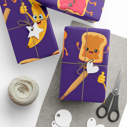 Peanut Butter Jelly Time Wrapping Paper