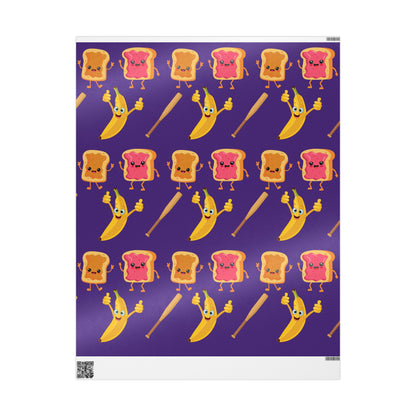 Peanut Butter Jelly Time Wrapping Paper