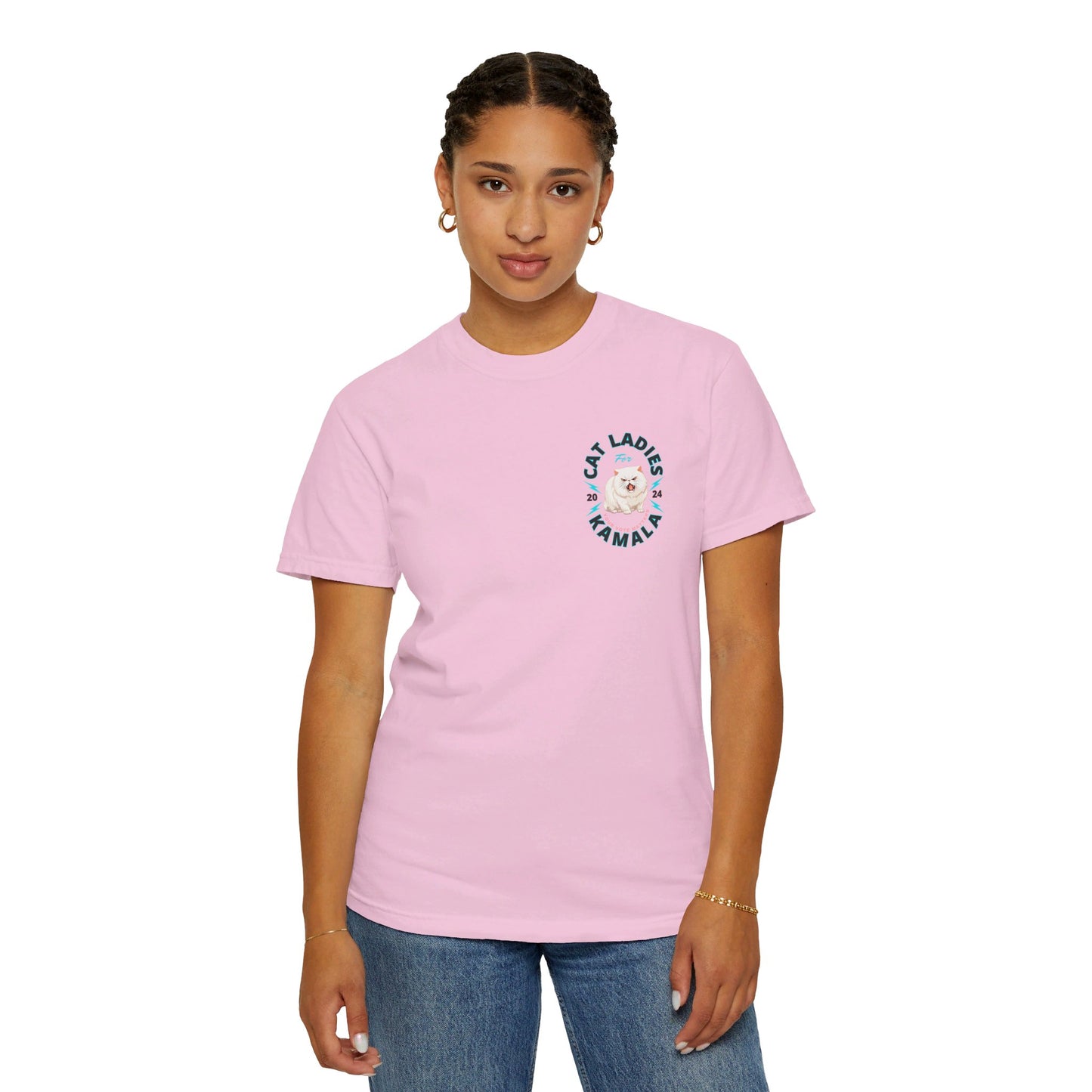 Cat Ladies for Kamala - Unisex Garment-Dyed T-Shirt