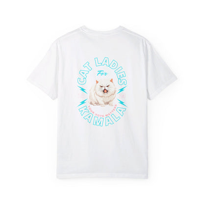 Cat Ladies for Kamala - Unisex Garment-Dyed T-Shirt