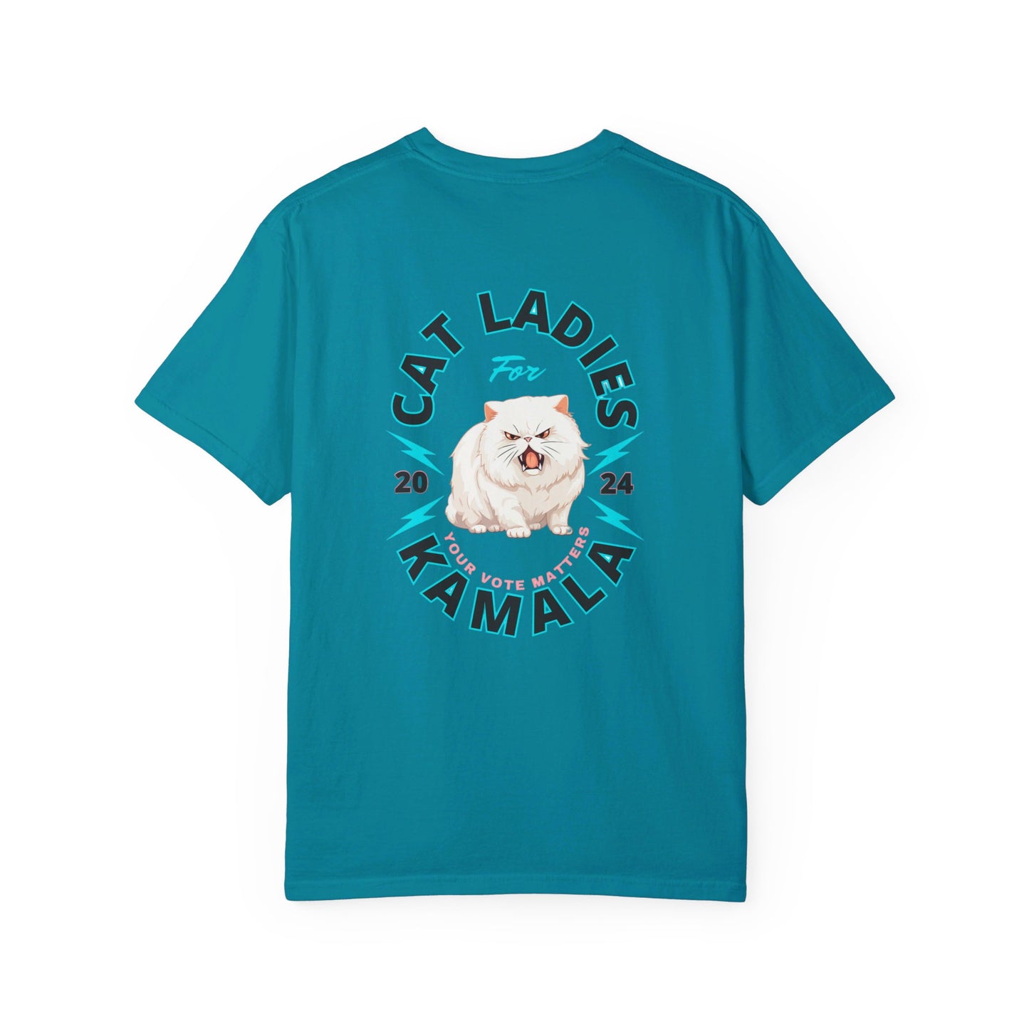 Cat Ladies for Kamala - Unisex Garment-Dyed T-Shirt