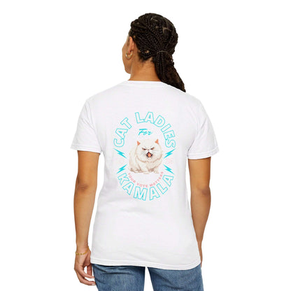 Cat Ladies for Kamala - Unisex Garment-Dyed T-Shirt