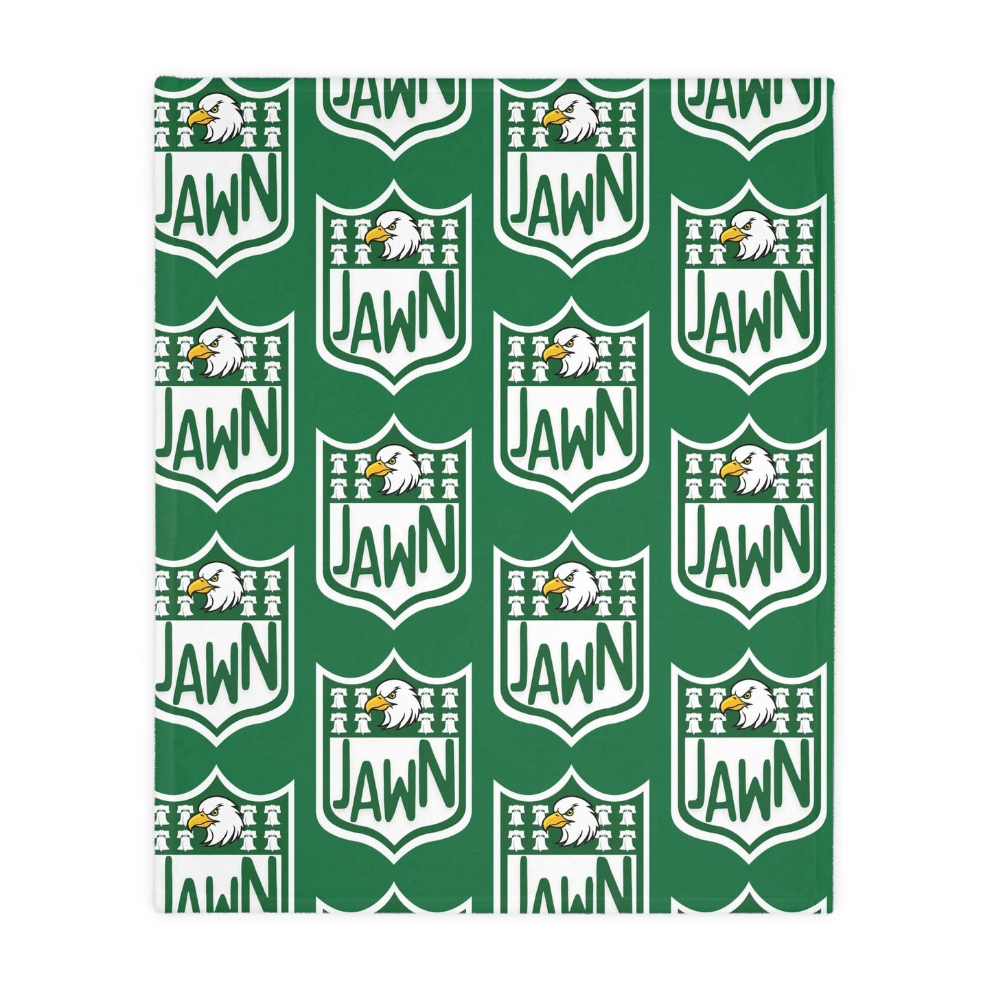 Green Philly Jawn  - Velveteen Microfiber Blanket (Two-sided print)