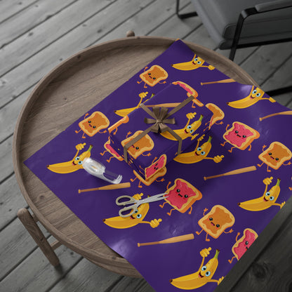 Peanut Butter Jelly Time Wrapping Paper