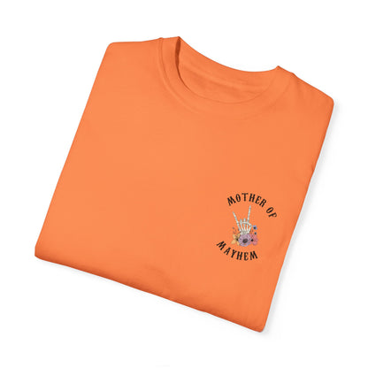 Mother of Mayhem - Unisex Garment-Dyed Faux Pocket T-Shirt