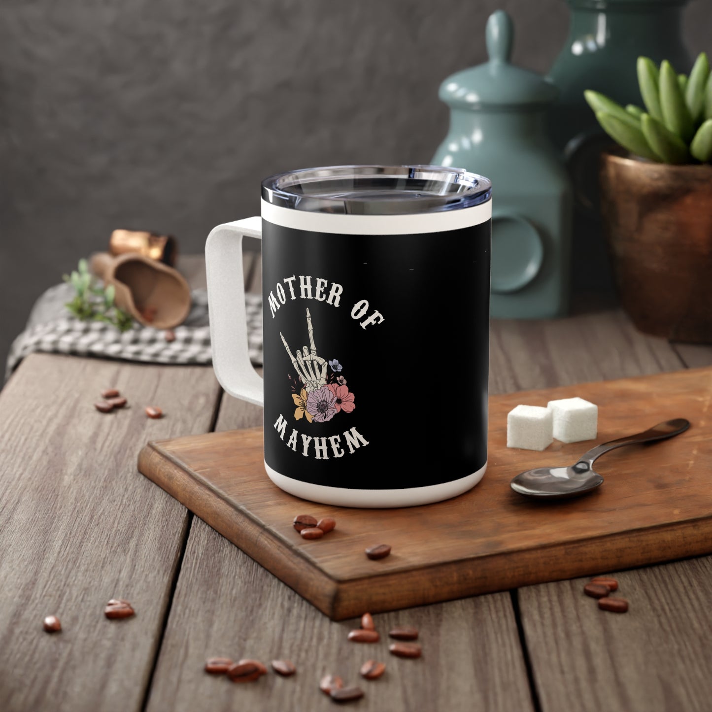 Mother of Mayhem -  Insulated Coffee Mug, 10oz