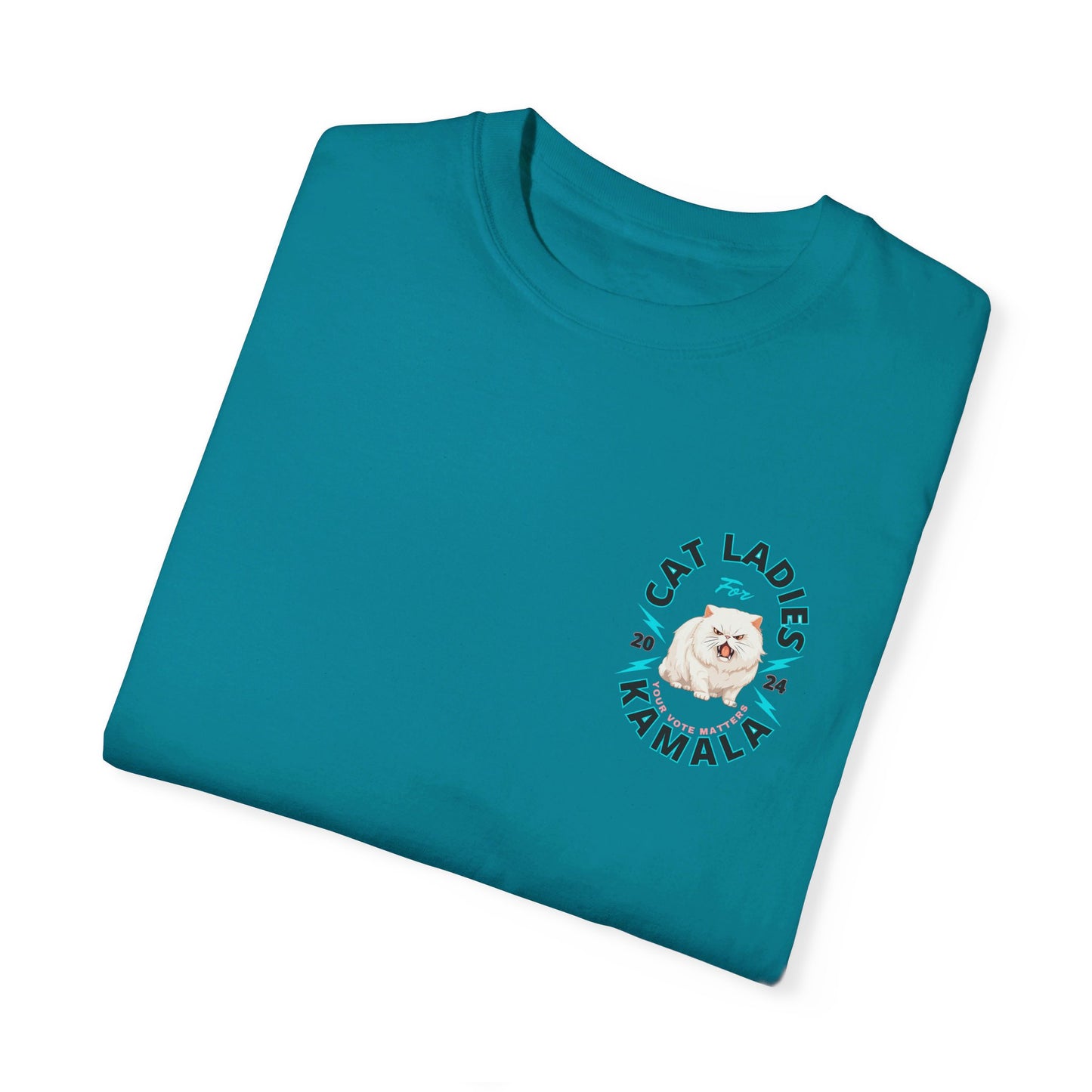 Cat Ladies for Kamala - Unisex Garment-Dyed T-Shirt