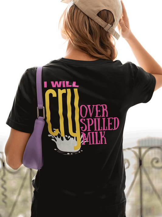 I cry over spilled milk - Faux Pocket T-Shirt