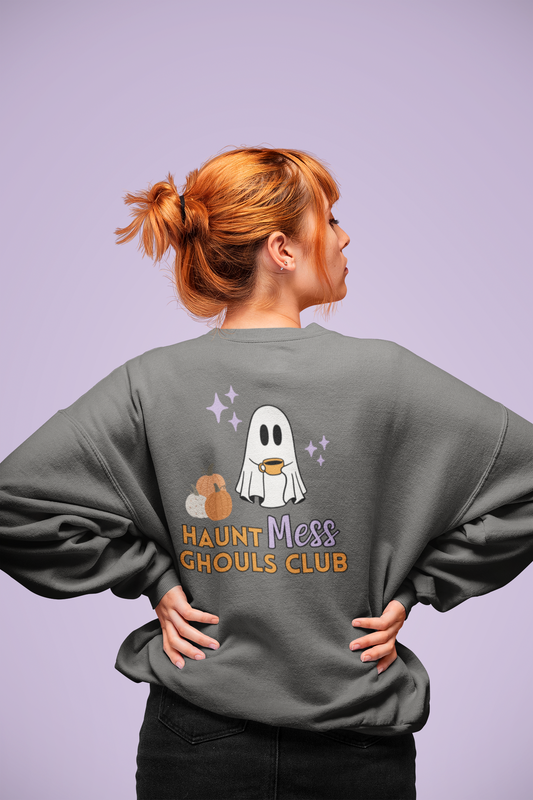 Haunt Mess - Pumpkin Patch Lightweight Crewneck Sweatshirt