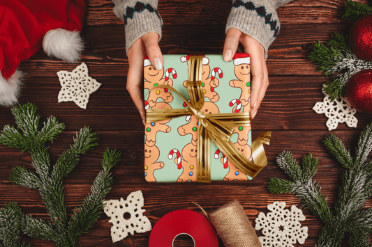 Gingerbread Friends Wrapping Paper