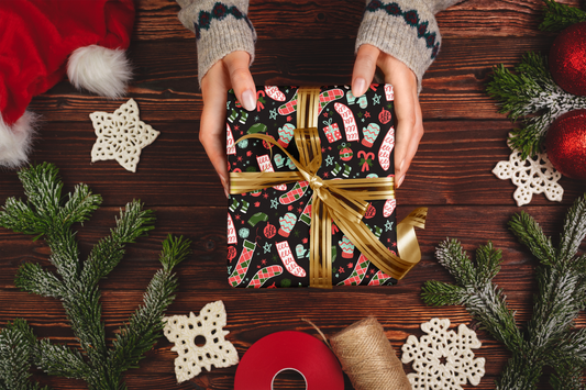 Stocking Party Wrapping Paper